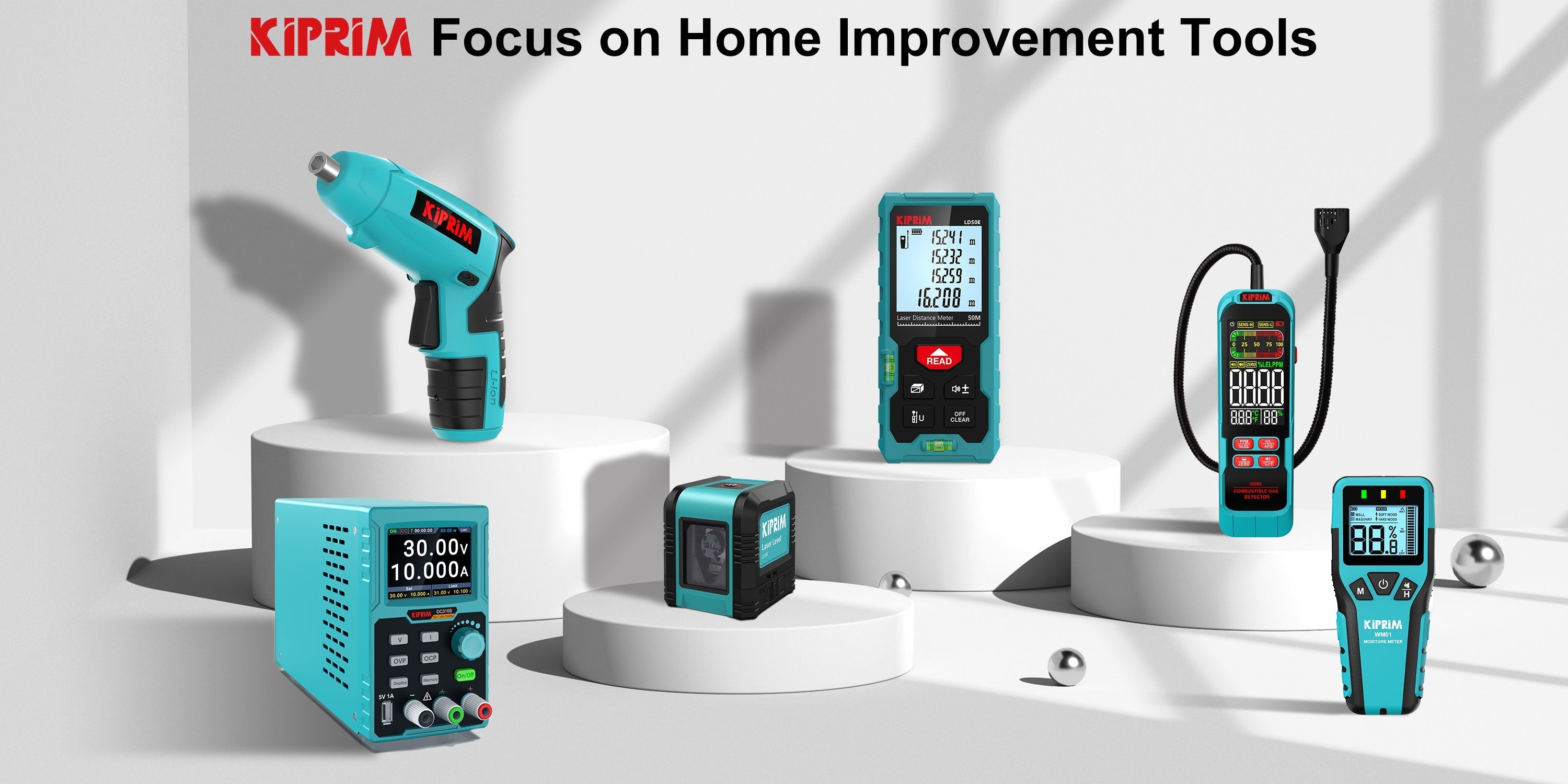 Discover Kiprim’s story: from our first laser meter to a full range of precise, durable, and easy-to-use tools designed to make every DIY project simple and reliable.