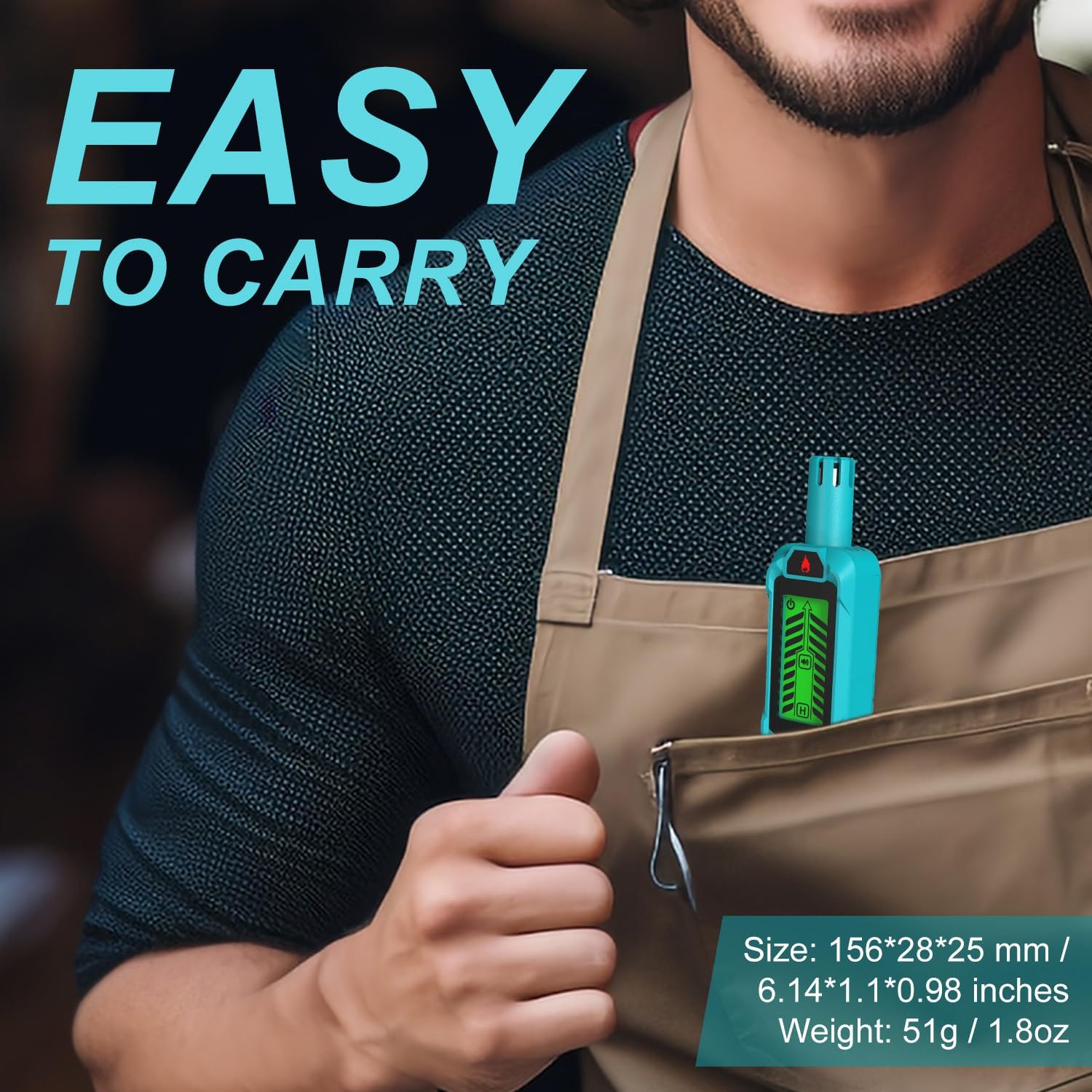 Kiprim® GD01A Erdgas-Detektor Tragbarer Gasmelder