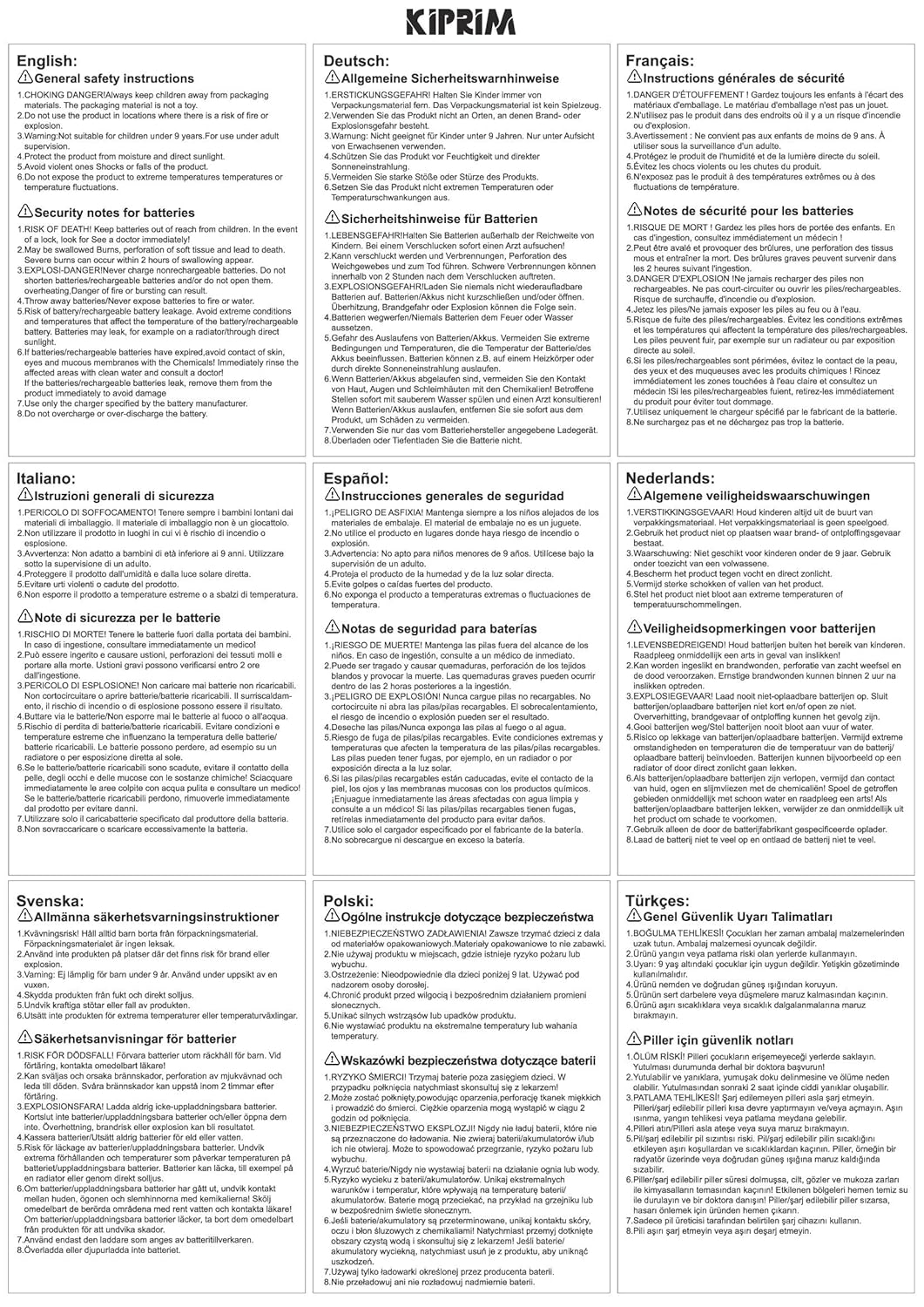 Kiprim Feuchtigkeitsmesser Pinless WM01