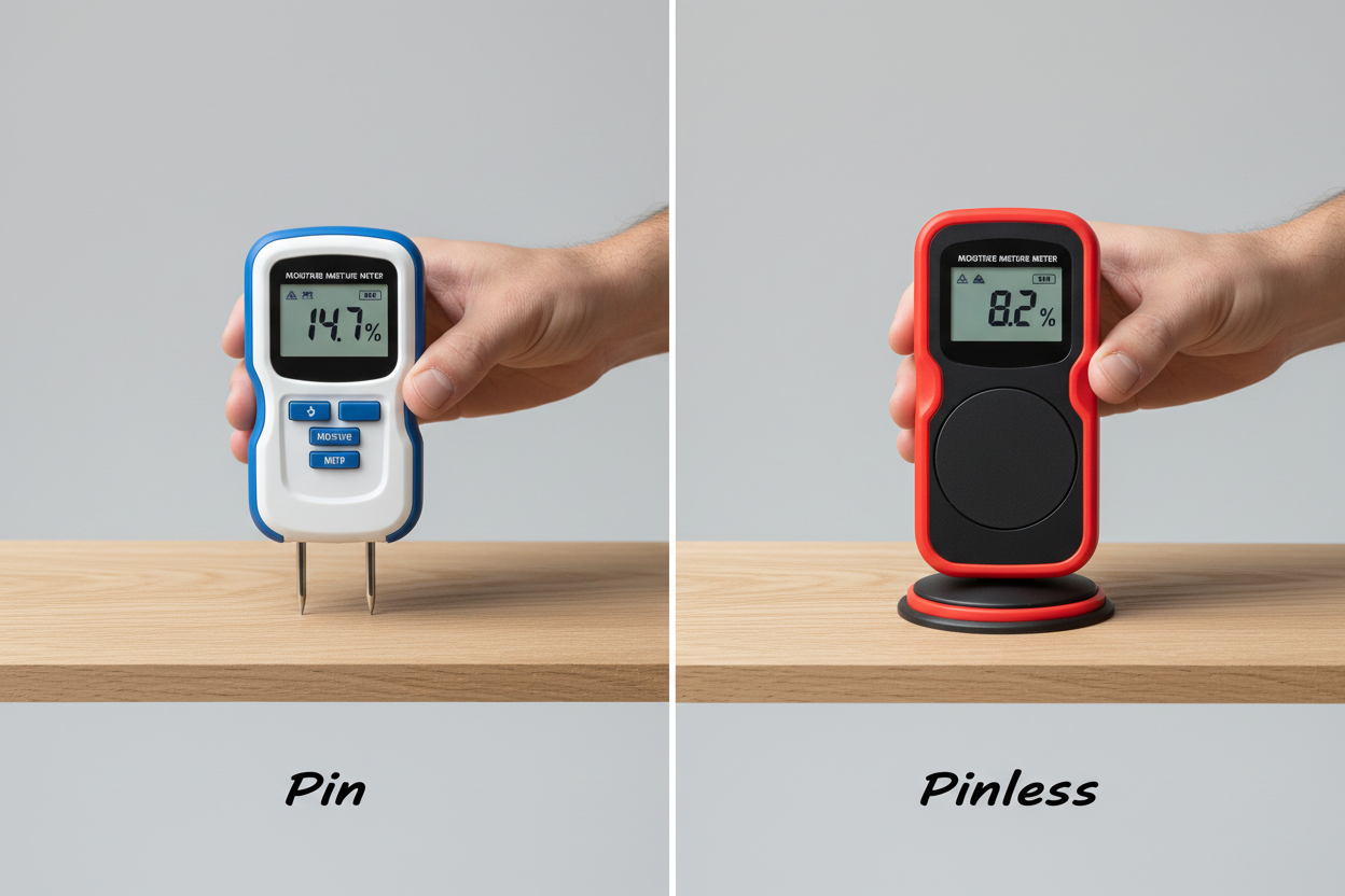 Pin vs Pinless Moisture Meter: Which One Should You Choose? (2026 Comparison) Kiprim