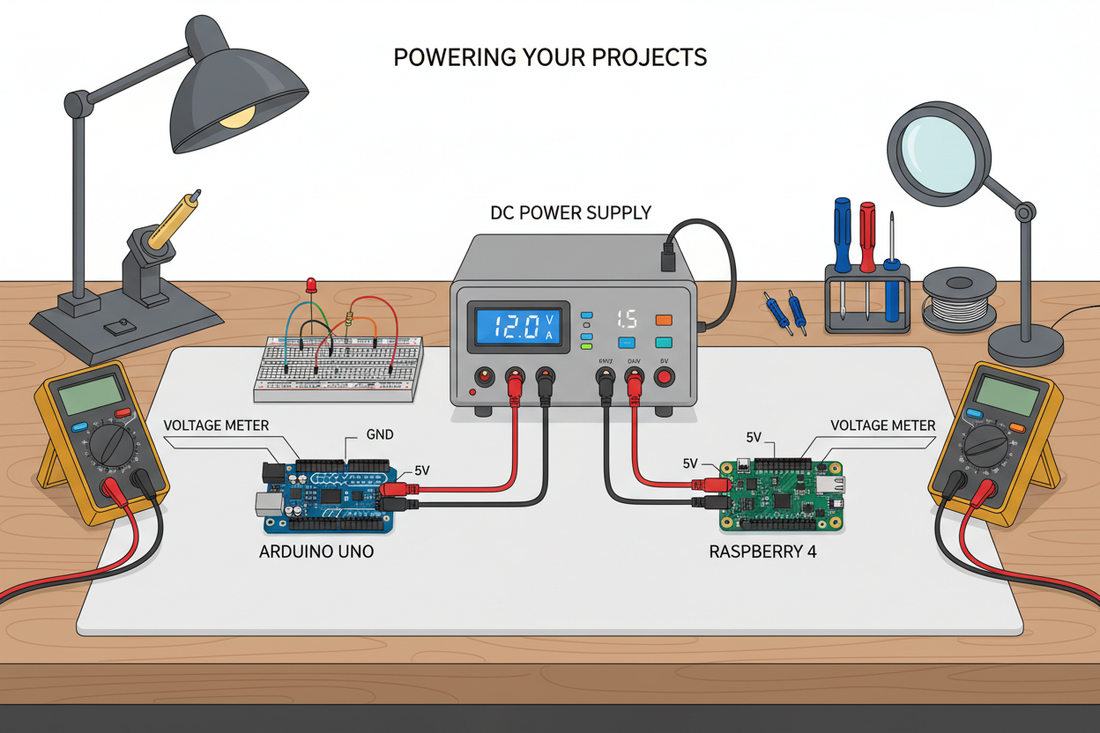 Using a DC Power Supply for Arduino & Raspberry Pi: The Maker's Guide Kiprim