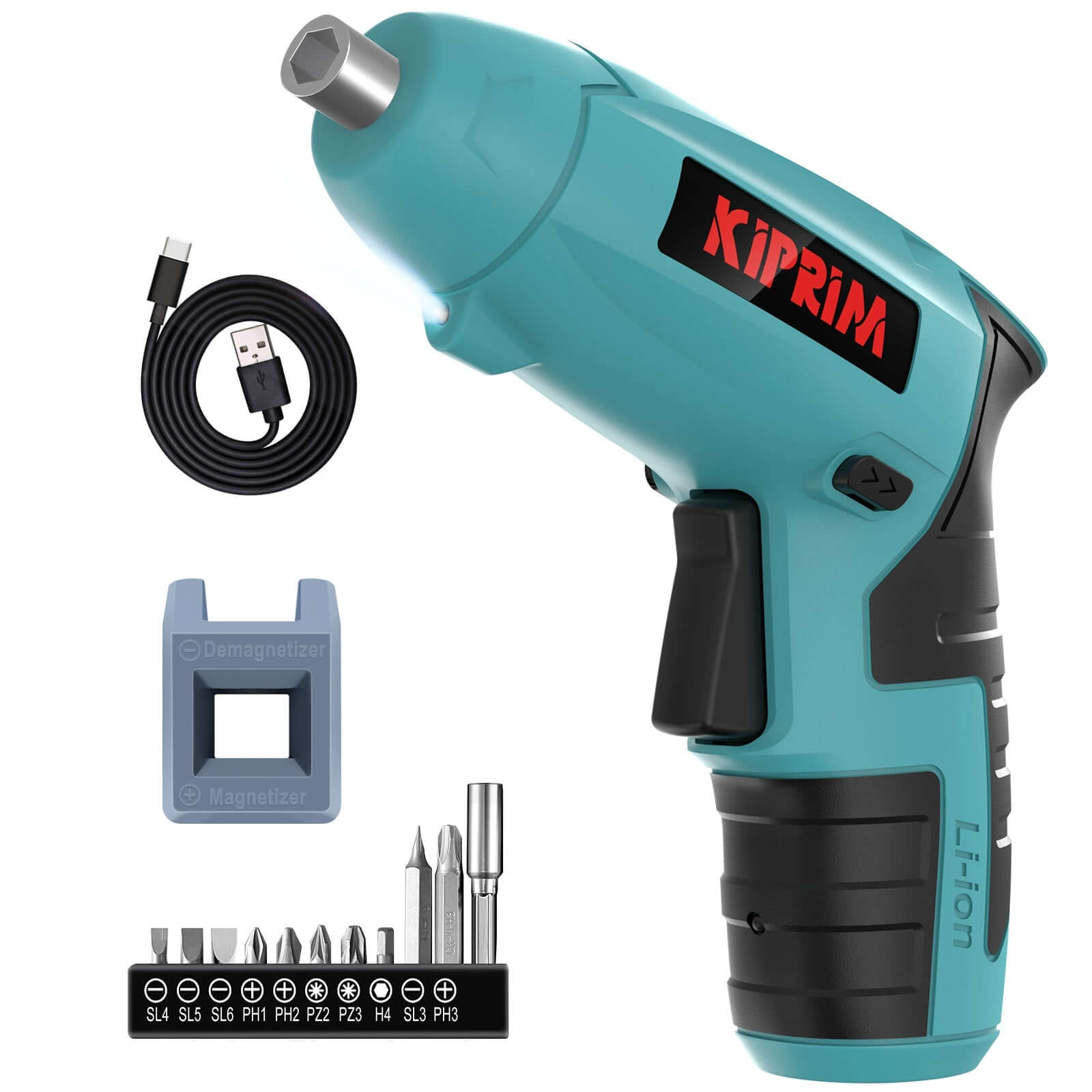 Kiprim ES3 Electric Screwdriver – Small 4V for DIY Projects