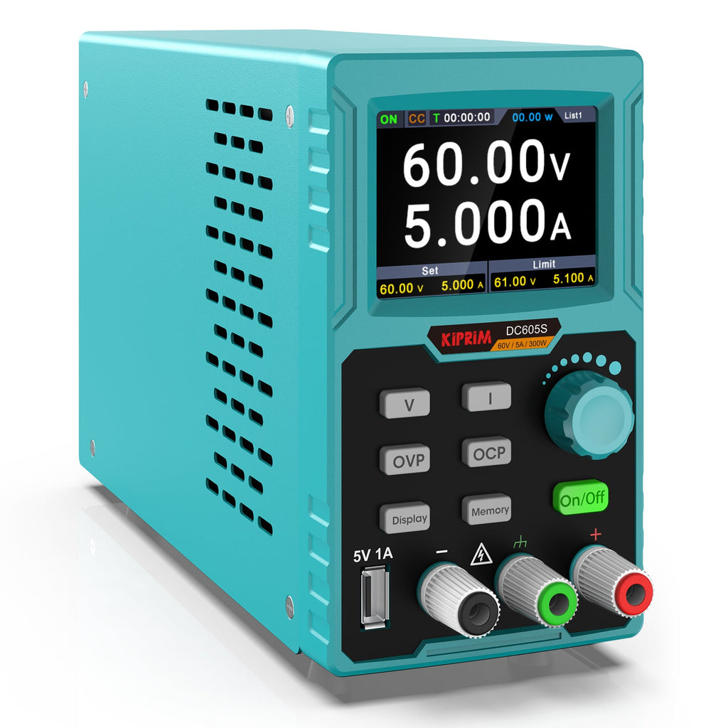 Kiprim DC605S DC Power Supply (0-60 V 0-5 A) 110V Kiprim
