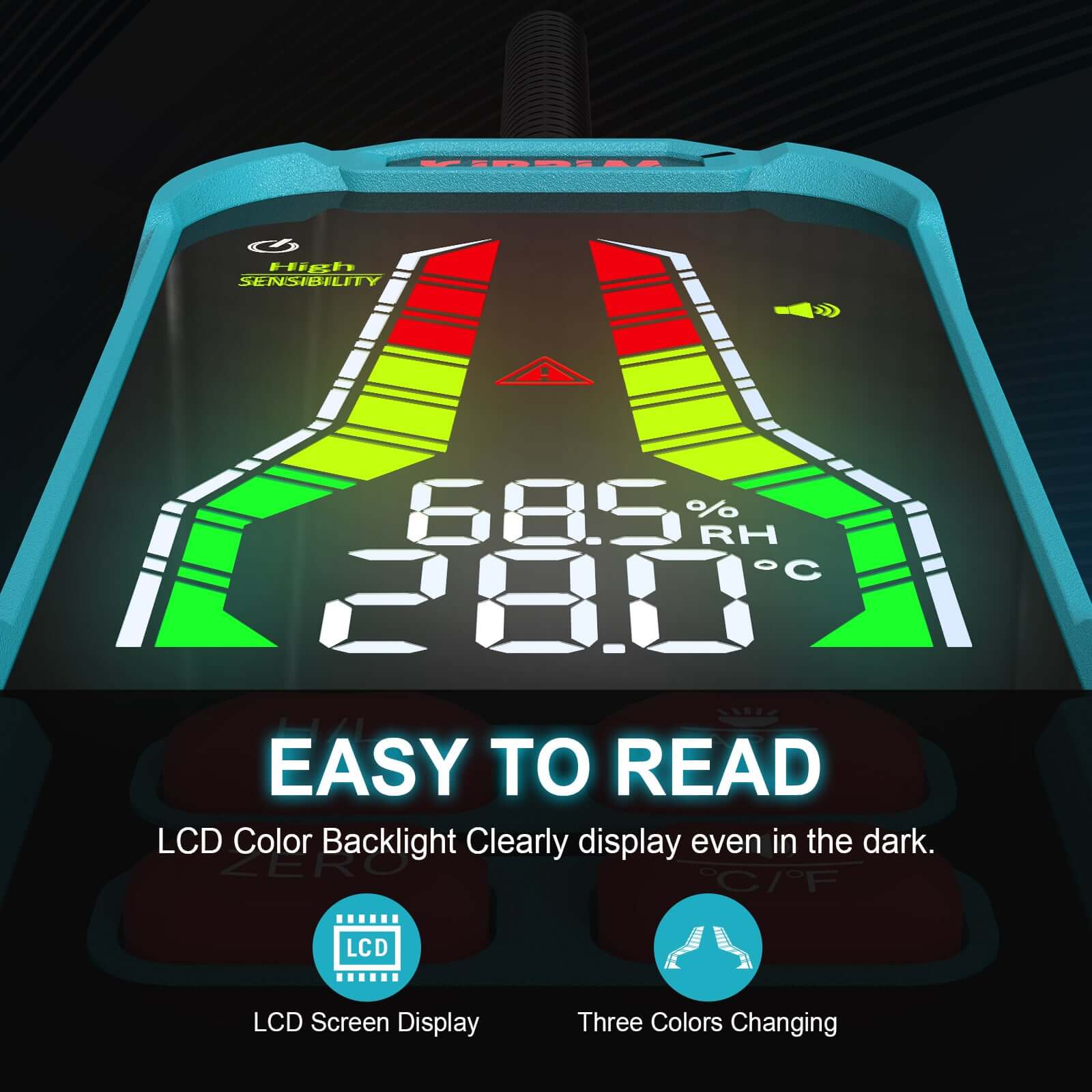 Kiprim GD01 Gas Leak Detector with 9.4-Inch Probe - Kiprim