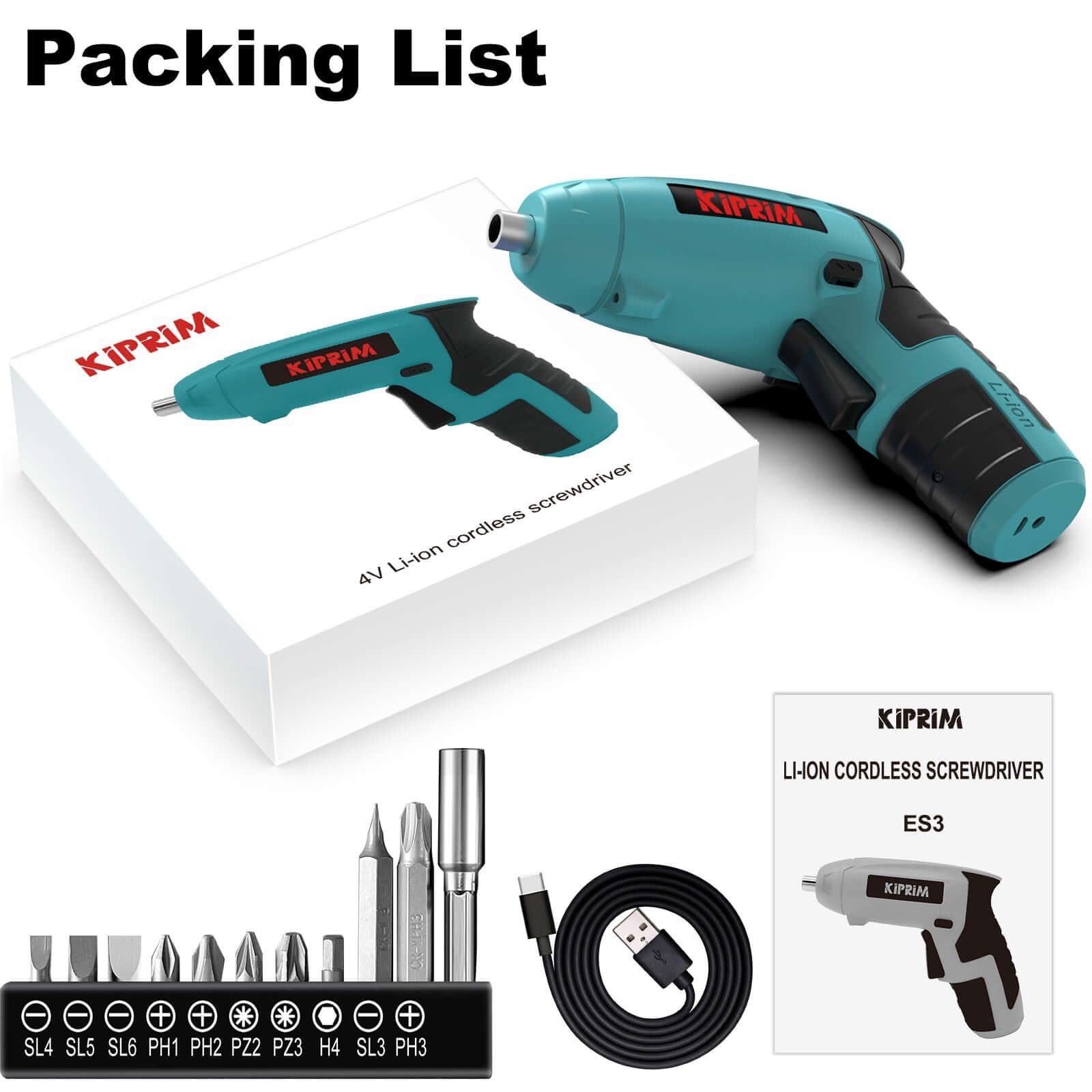 Kiprim ES3 Electric Screwdriver Kiprim