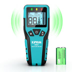 Kiprim WM11 Pinless Moisture Meter for Wood, Walls, Masonry – Accurate Non-Destructive Testing with Audible and Visual Alarm,4 Modes, Data Hold, and Mute Function