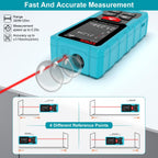 Kiprim 393ft Dual Laser Distance Measuring Tool LD120S, 120m Total Range, Electronic Level, Precise Measurements, and Pythagorean Function - Ideal for Construction, DIY, and Home Renovation