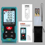 Kiprim® LD120E Laser-Entfernungsmesser 120M mit 2 Wasserwaagen - Kiprim