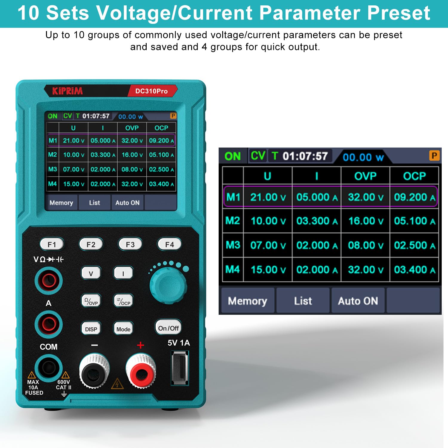Kiprim® Tragbarer Gasmelder mit akustischem und visuellem Alarm, H/L Empfindlichkeitsmodus