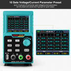 Kiprim® Programmierbares DC-Netzteil 0-30 V 0-10 A, 110 V, Hohe Präzision, USB-Ladung