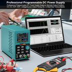 Kiprim® Programmierbares DC-Netzteil 0-30 V 0-10 A, 110 V, Hohe Präzision, USB-Ladung