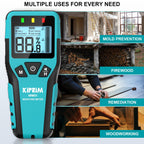 Kiprim® Feuchtigkeitsmesser Pinless WM01 – Präziser Feuchtigkeitstester für Holz, Boden &amp; Wände