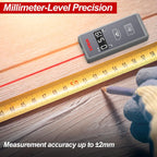 Kiprim® Laser-Entfernungsmesser 70 m LD70M mit Einheitenwechsel m/ft und variablem Referenzpunkt