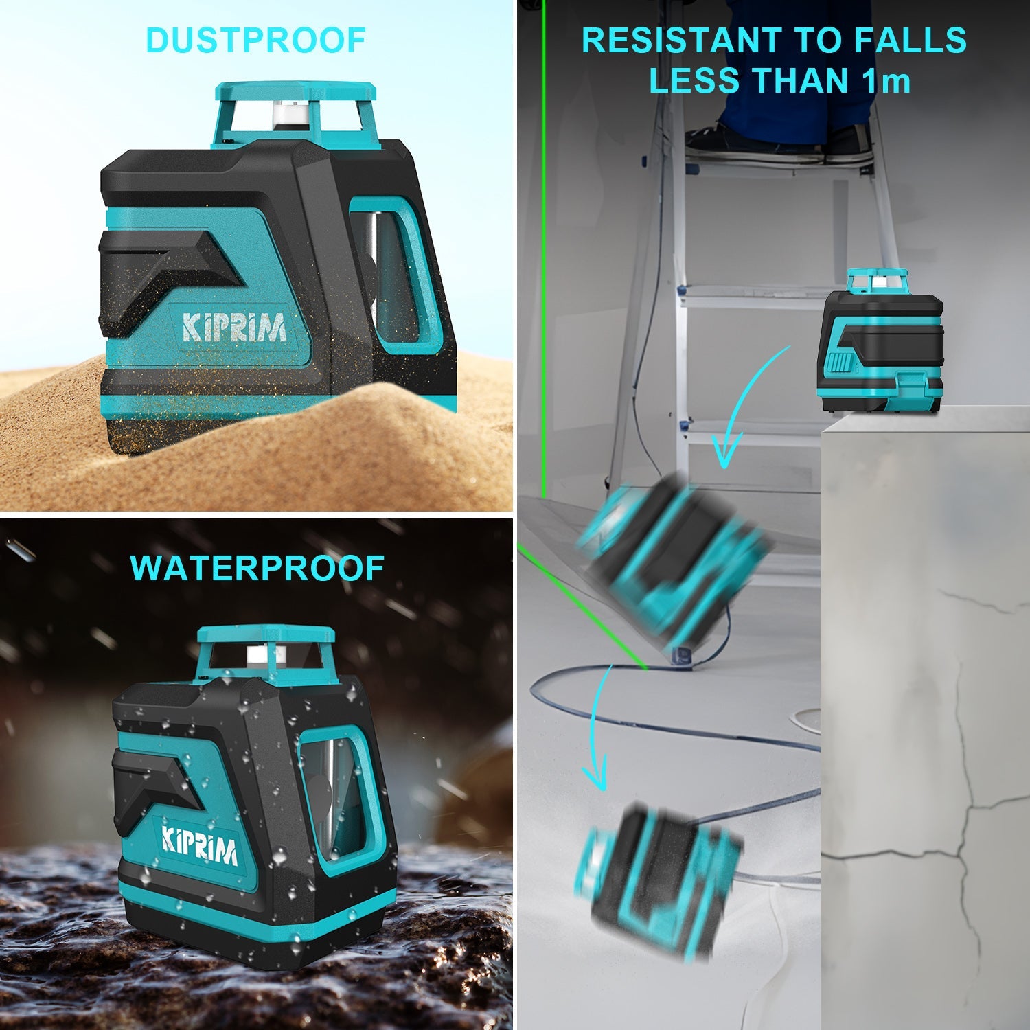 Kiprim LV8D Green Laser Level Kiprim