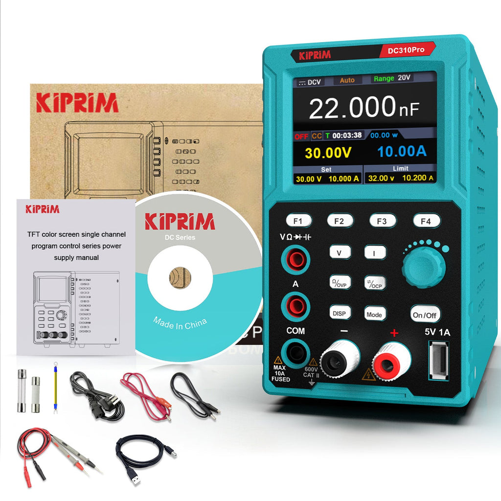 Kiprim DC310Pro 2-in-1 Programmable Power Supply Kiprim