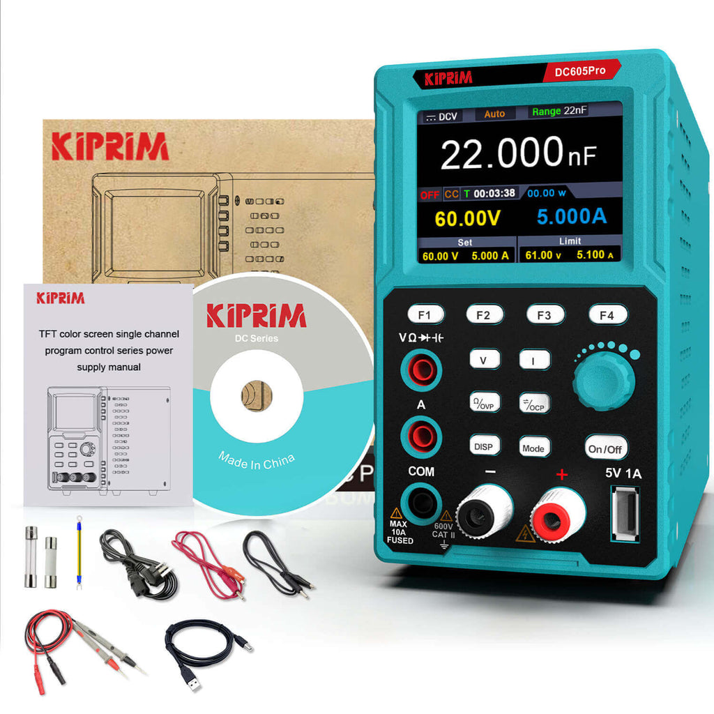Kiprim DC605Pro 2-in-1 Programmable Power Supply - Kiprim